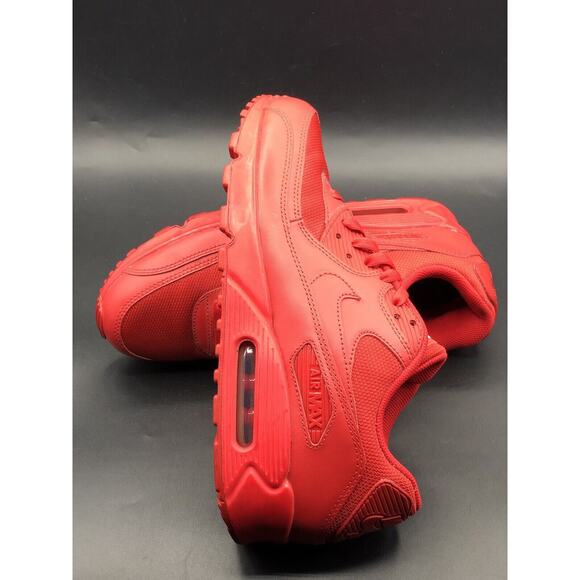 nike air max 90 mens size 10 mesh toe lace up red 931902-994 main image 16